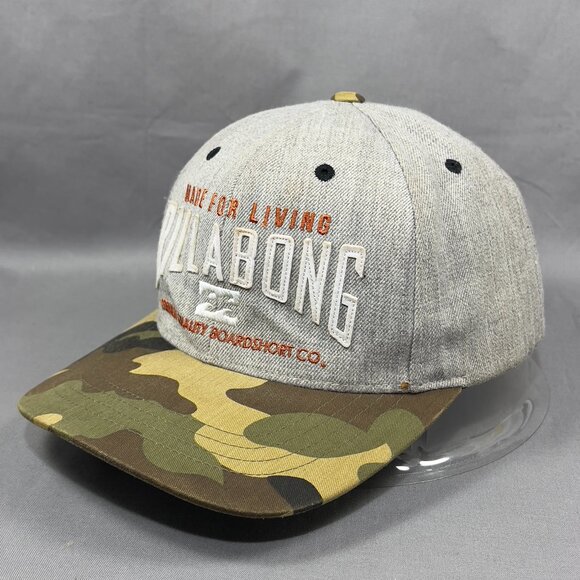 Billabong Other - Billabong Snap Back Cap Hat Surf Brown Camo Camouflage Baseball Outdoor Boys